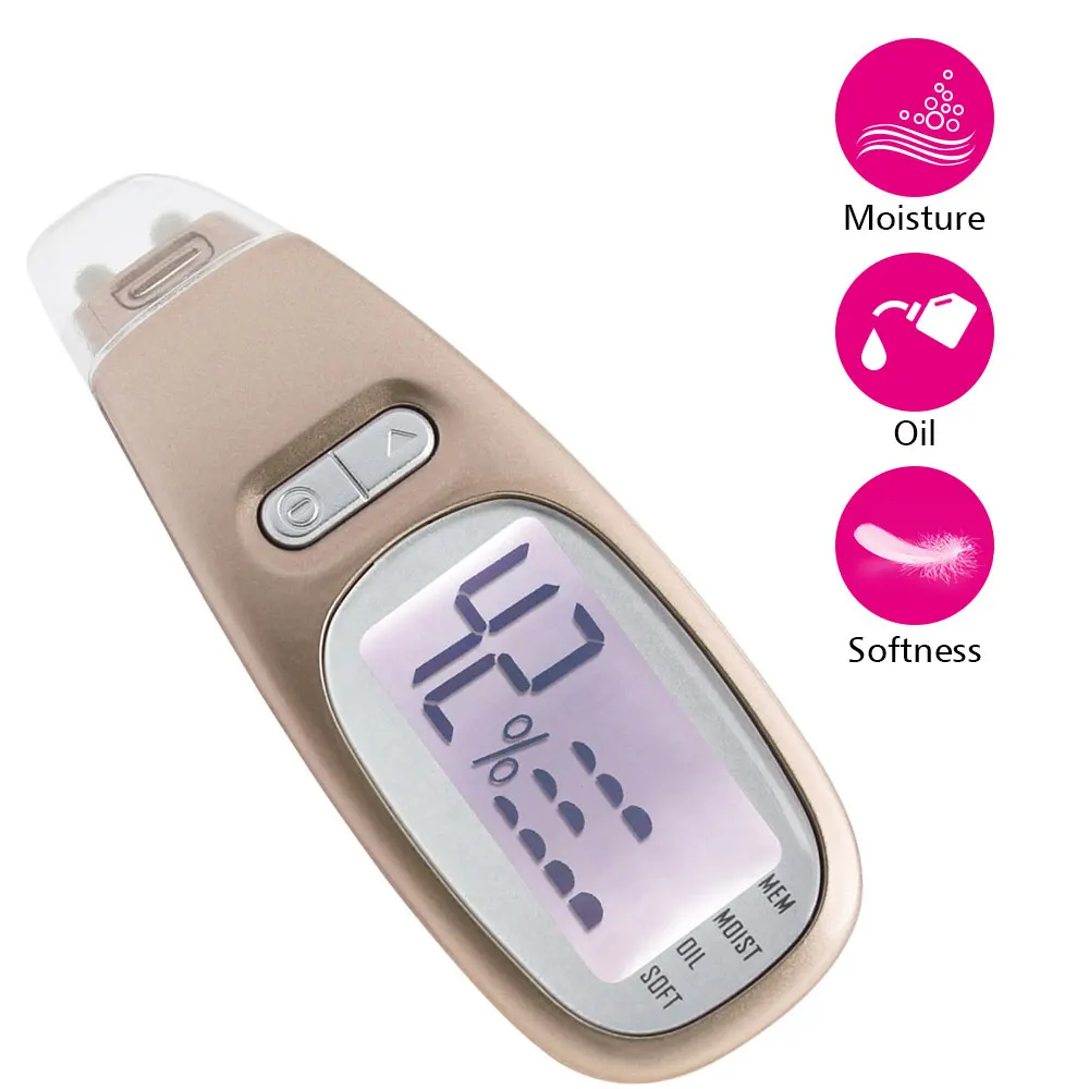 Мини цифровой анализатор кожи с Подсветка ЖК дисплей Экран Портативный 3 в 1