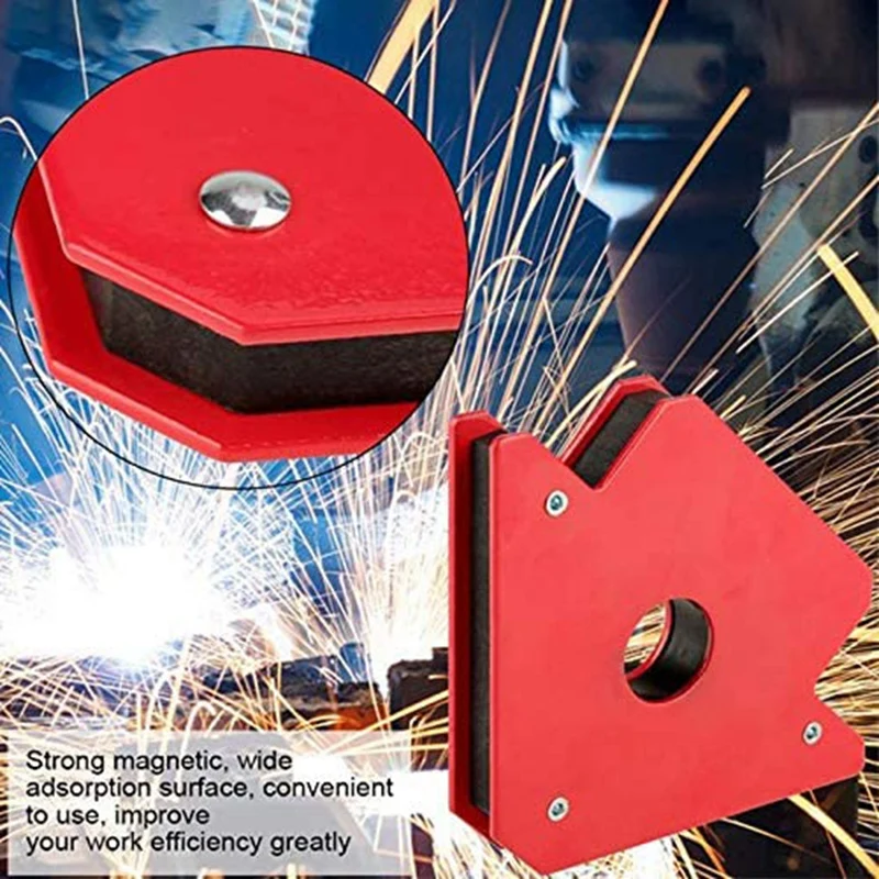 

4 Pcs Welding Magnet Angle Soldering Locator Magnetic Corner Arrows Welder Welding Holder 45 90 135 Degree Angle Magnet