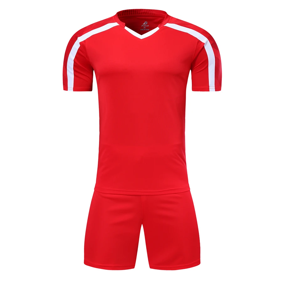 2019 Детская Футбольная Униформа мужские футболки комплект тренировочный костюм