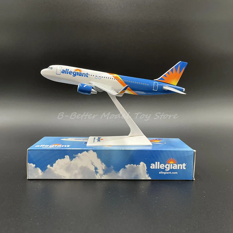 

1:200 Aircraft Model Toy Allegiant Air Airbus A320-200 Replica Collector Edition