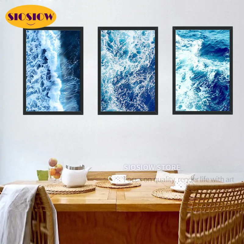 Картина 5d сделай сам с изображением морских волн|Алмазная мозаика и вышивка| |