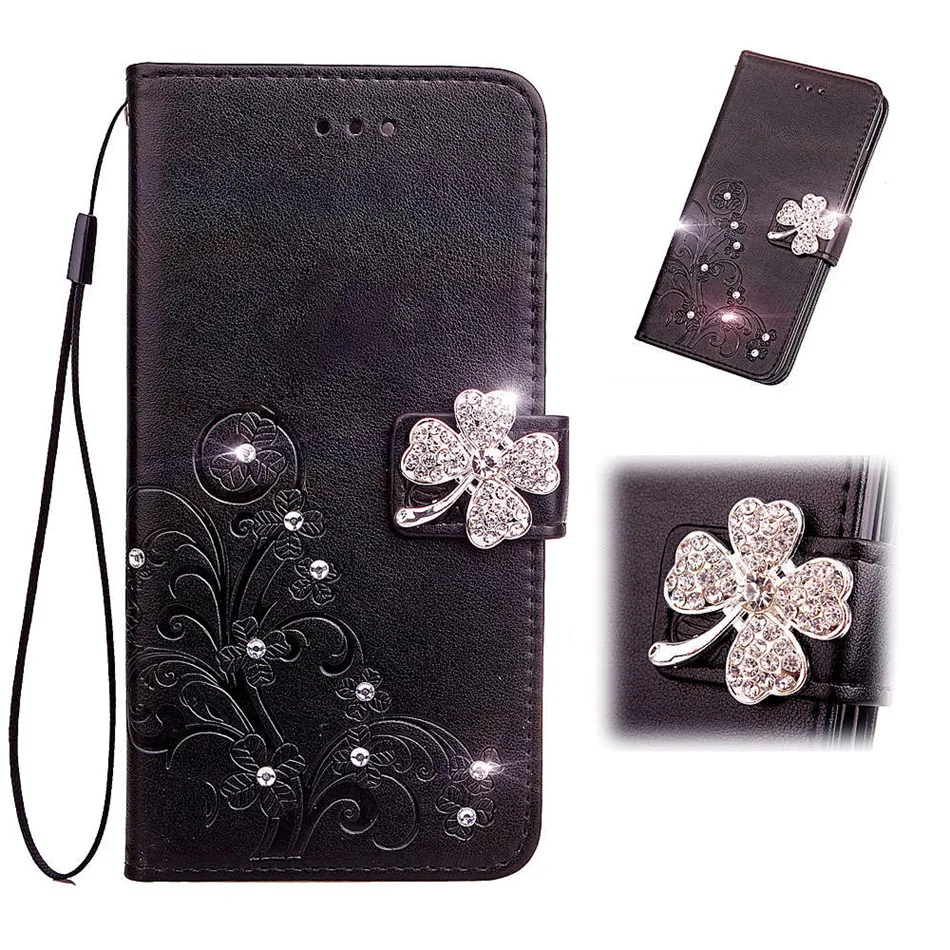 

Diamond clover Suitable For Xiaomi 9T Pro 9T CC9 A3Lite 9Lite CC9E Redmi K20Pro K20 Flap Leather Shell Phone cases for women