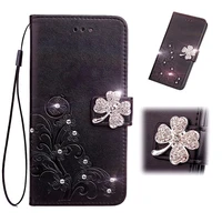 diamond clover suitable for xiaomi 9t pro 9t cc9 a3lite 9lite cc9e redmi k20pro k20 flap leather shell phone cases for women