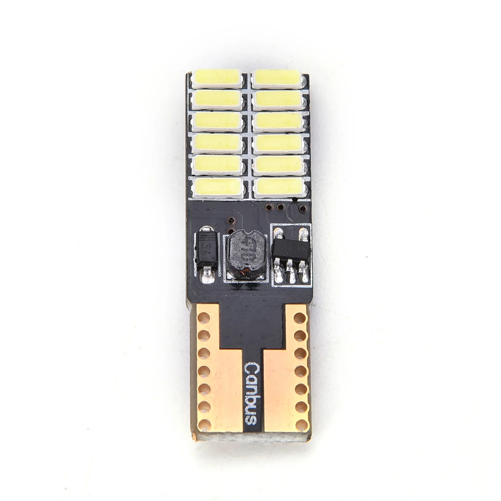 1 шт. белая T10 24 SMD 4014 светодиодный бортовой светильник лампочки Canbus Error Free 194 W5W