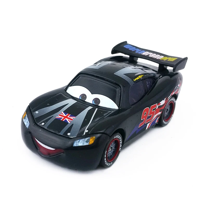 Disney Pixar Cars No.95 Lightning Mcqueen UK Pattern 1:55 Diecast Metal Toy Car Model Loose New Kids Gift Free Shipping |