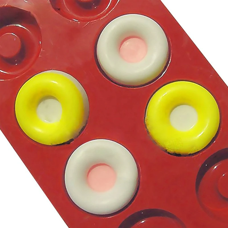 

8Cavity Silicone Fondant Cake Chocolate Mold Baking Pan DIY Donut Shape Muffin Cookie Moulds Pastry Decorating Tools