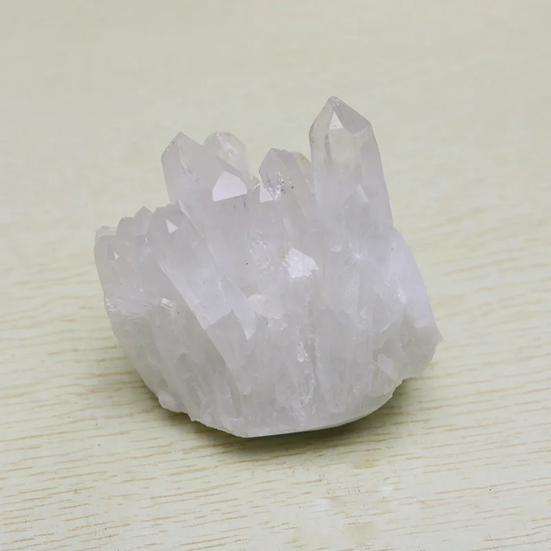 

241g Natural White Crystal Quartz Crystal Cluster Energy Healing Specimen Natural Stone radiation-resistant