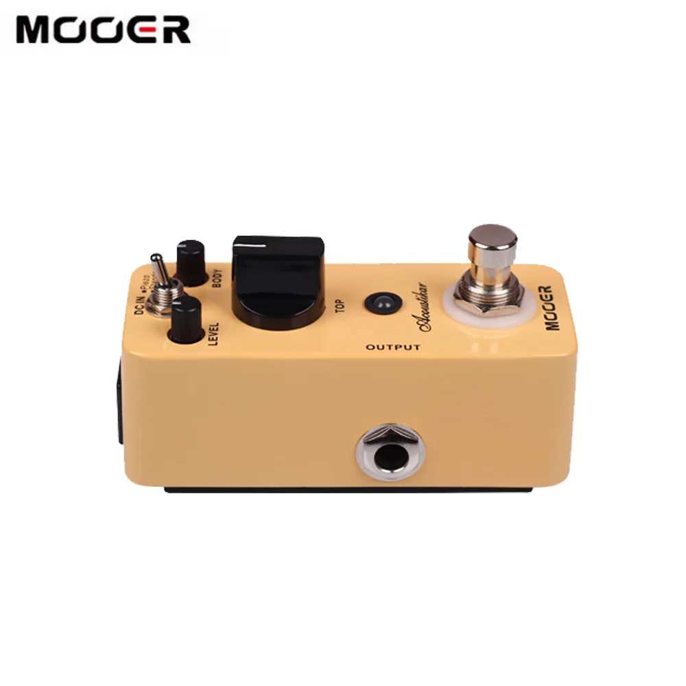 MOOER Acoustikar Акустическая гитара симулятор эффект педаль настоящий Обход с 3