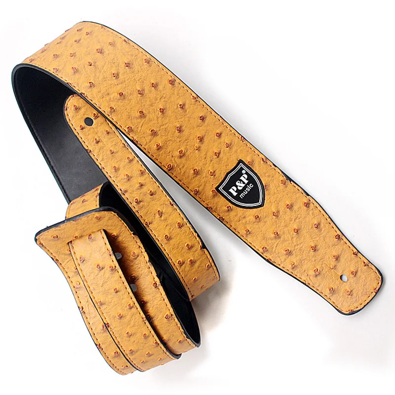 

Guitar Strap Leather Accessories Leather Guitar Strap PU Bass Strap Electric Guitar Strap Adjustable ремень для гитары