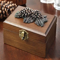 creative european american pastoral solid wood storage box jewelry holder jewelry box wooden jewelry storage box
