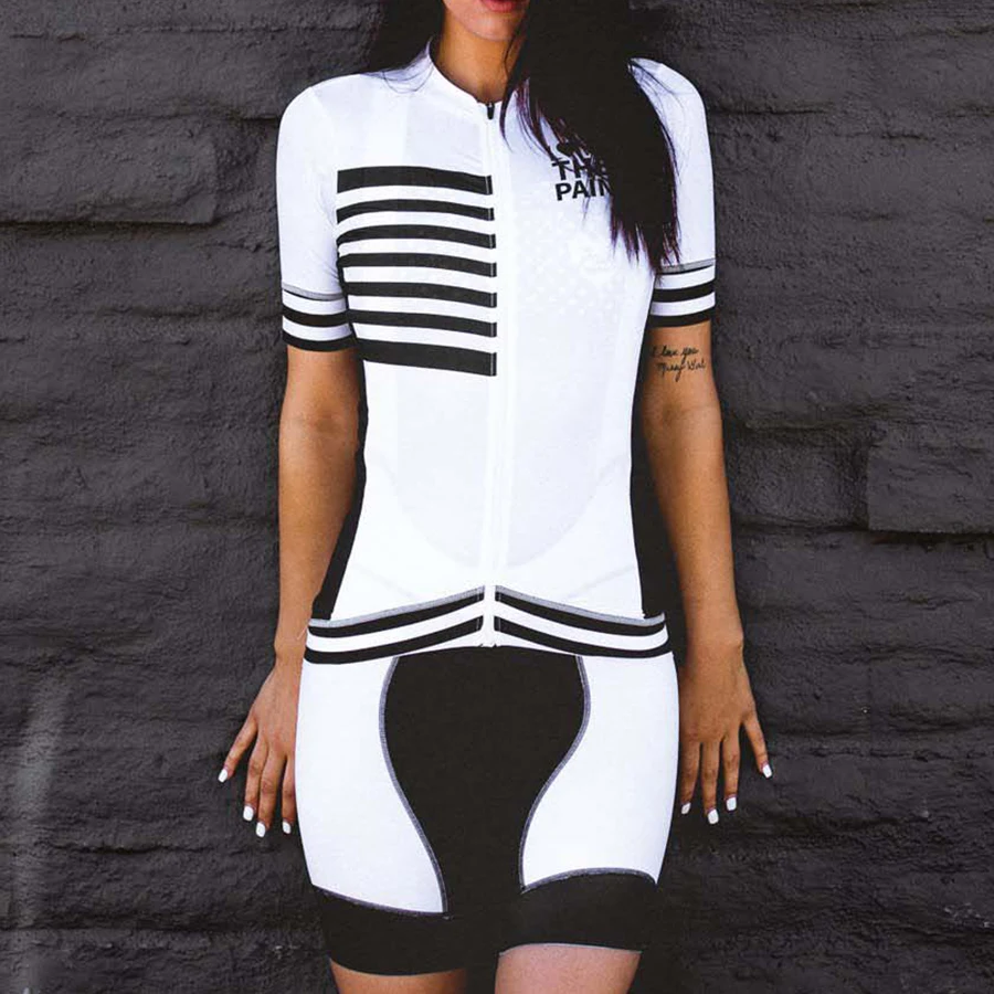 2020 профессиональный костюм для триатлона Женский с коротким рукавом велоспорта
