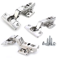 4pcs c series hinge stainless steel door hydraulic hinges damper buffer soft close for cabinet cupboard furniture hardware