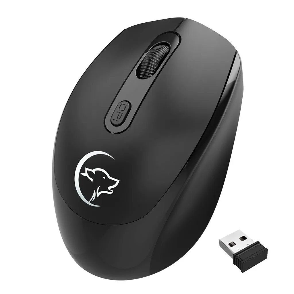 Беспроводная мышь 2 4G Компьютерная Bluetooth Бесшумная ПК Mause перезаряжаемая