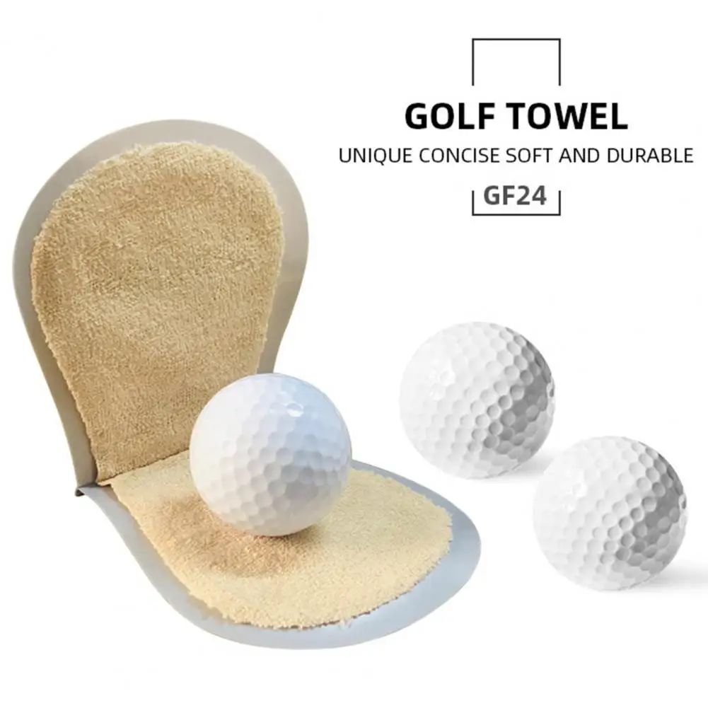 

Golf Ball Cleaner Portable Compact Silver Effortless Golfball Washer Pouch for Golfing Compact Silver Effortless Golfball Washer