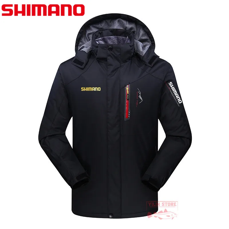 

Новая зимняя одежда для рыбалки SHIMANO, водонепроницаемая термальная рыболовная куртка, ветрозащитная рыболовная куртка, Мужская Спортивная ...