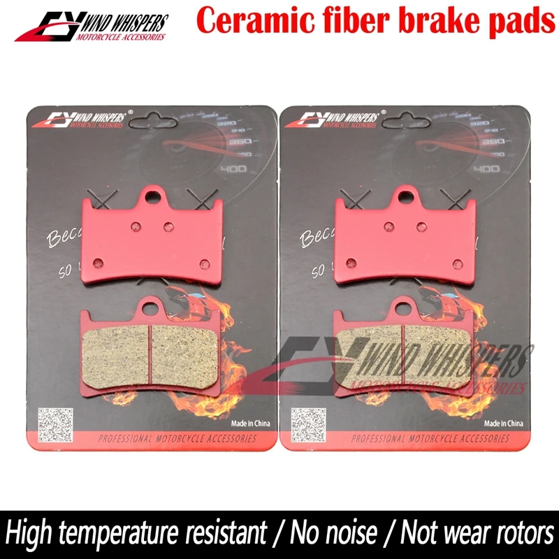 Керамические передние и задние тормозные колодки для Yamaha TDM 900 2002-2014 FJR 1300 A FJR1300 (ABS)