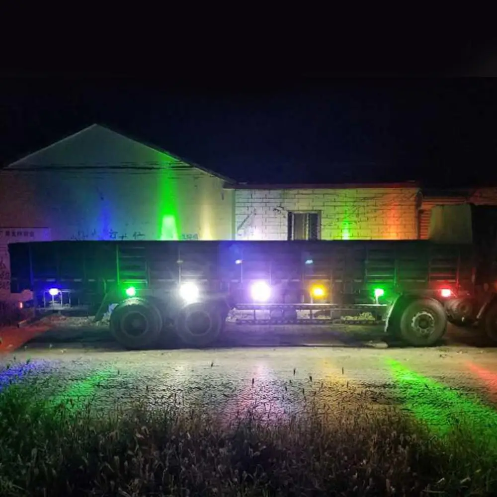 DC24V 15 светодиодные боковые габаритные фонари автомобиля Внешнее освещение Squarde