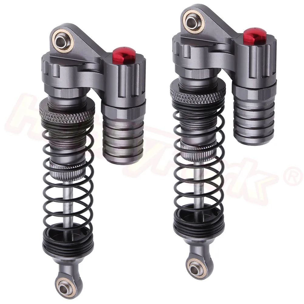 Full Metal RC Piggyback Shock Absorber for 1/10 Crawler Car Traxxas Trx-4 TRX4 Axial SCX10 90046 D90 KM2 | Игрушки и хобби