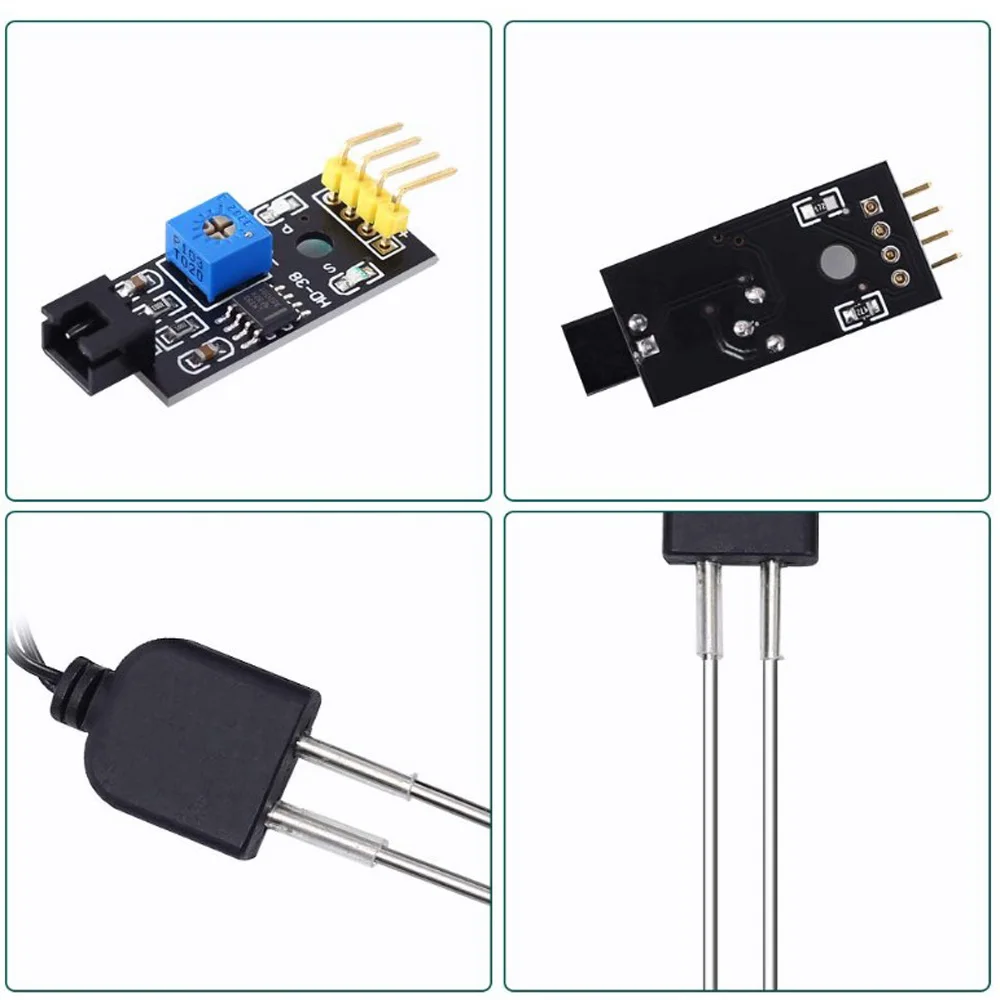 Резистивный датчик влажности почвы детектор с зондом устойчивым к коррозии
