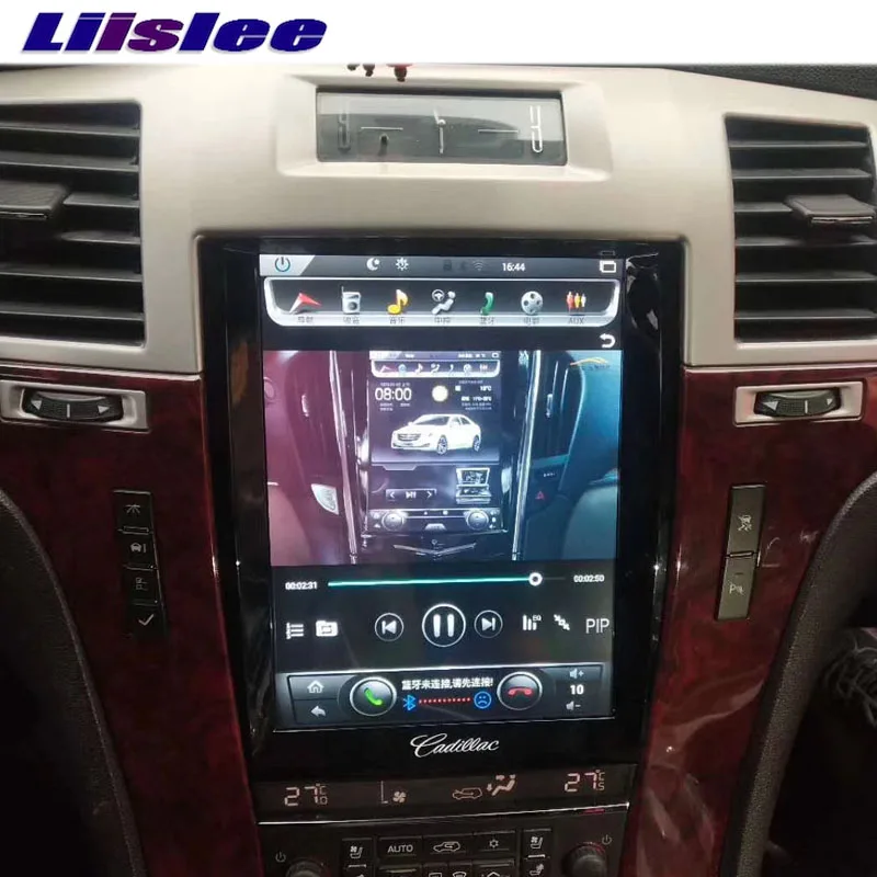 Автомобильный мультимедийный плеер Liislee для Cadillac Escalade GMT 900 2007-2014 NAVI 10 4 дюйма CarPlay