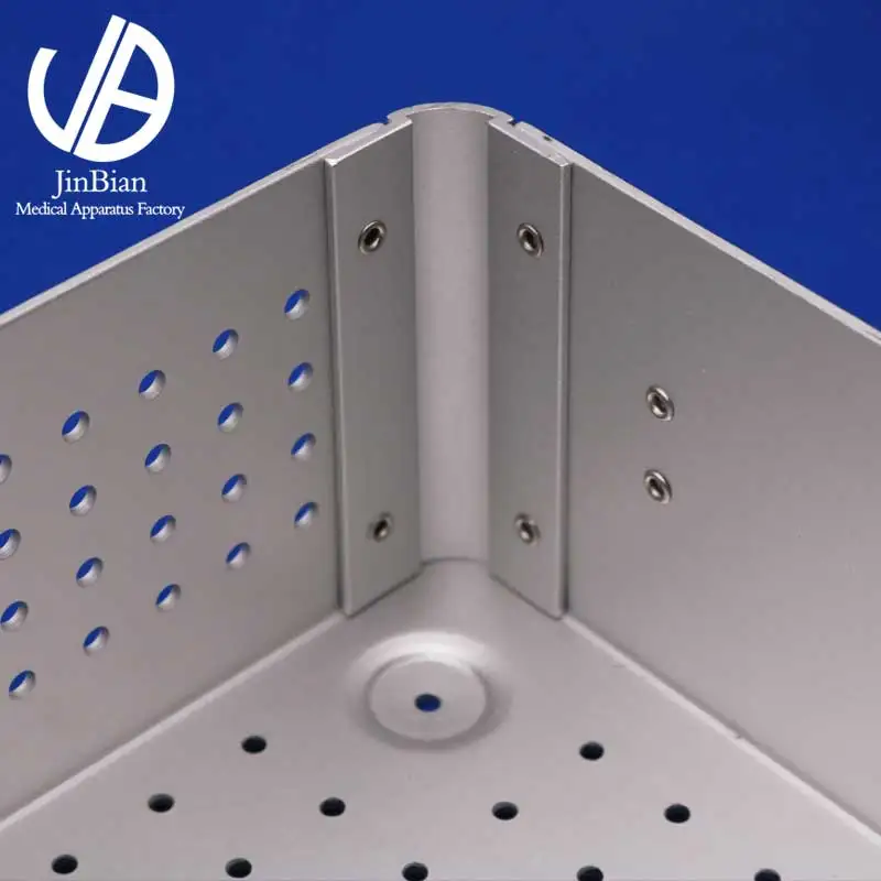 

Sterilising trays aluminium alloy Surgical instruments are high-temperature sterilized ureteroscope