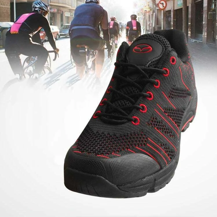 

Велосипедная обувь Tiebao для мужчин и женщин, самоблокирующиеся Нескользящие дышащие кроссовки для горных велосипедов, спортивная обувь