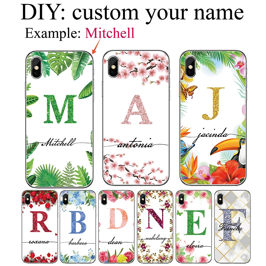 Чехол для OPPO Reno 4 5G 3 pro 4G 2 2Z 10X zoom DIY с именем на заказ окрашенный Мягкий Силиконовый