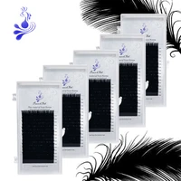 16 rows eyelashes for extension professional individual russia mink eyelashes eyelash extensions peacock tail 5pcs free shipping