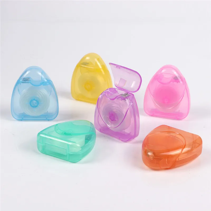 Зубная нить с микровоском 50 м ароматом перечной мяты|Держатель зубной нити| |