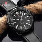 Часы наручные NAVIFORCE Мужские кварцевые, роскошные Брендовые спортивные водонепроницаемые в стиле милитари, с кожаным ремешком, 2020
