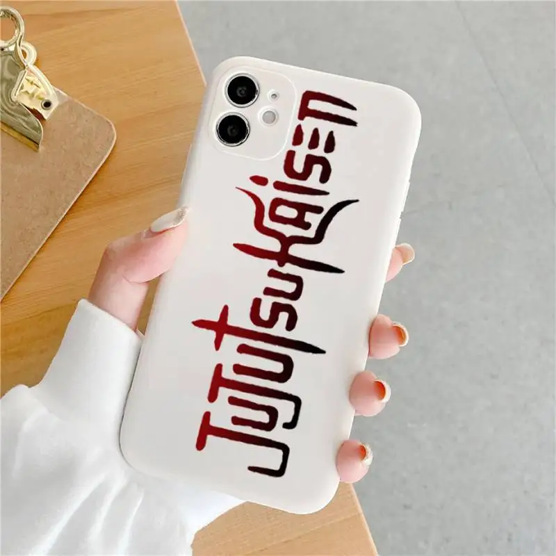 

Anieme Jujutsu Kaisen Phone Case Candy Color for iPhone 6 6S 7 8 11 12 XS X SE 2020 XR mini pro Plus MAX funda