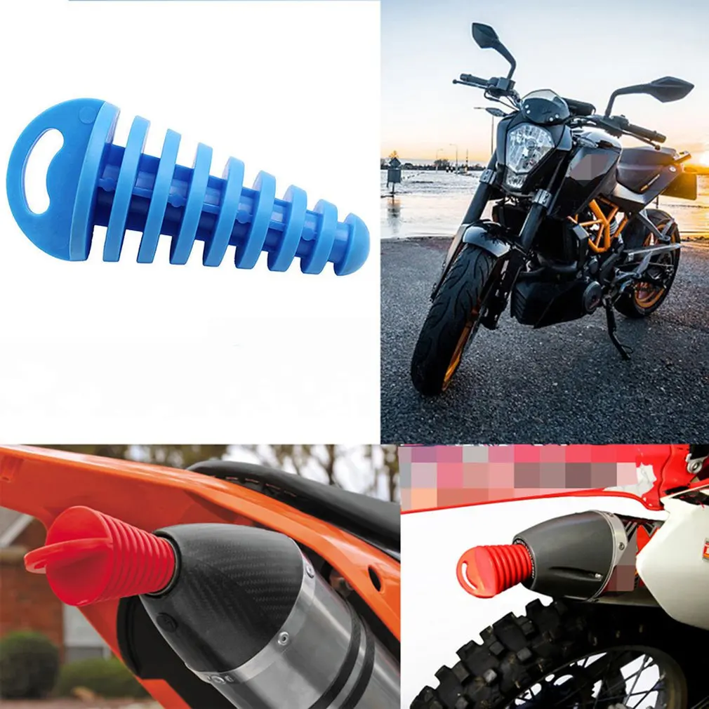 

Motorcycle Exhaust Pipe Plug Muffler Wash Plug Pipe Protector Motocross Exhaust Plug Move Blow-down Silencer(Bag Packaging)