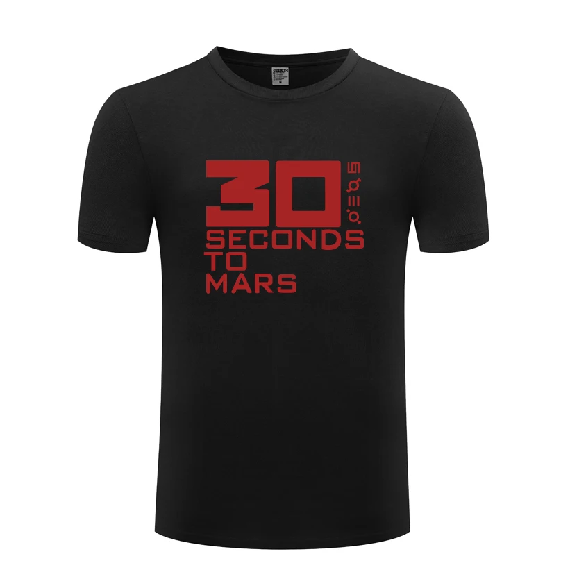 30STM 30 Seconds To Mars Логотип мужских повседневных футболок с коротким рукавом для