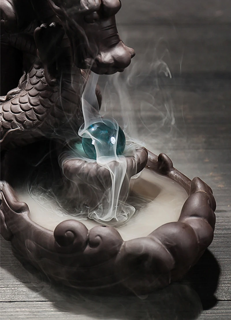 Горелка для благовоний Dragon Smoke с обратным потоком креативный домашний декор