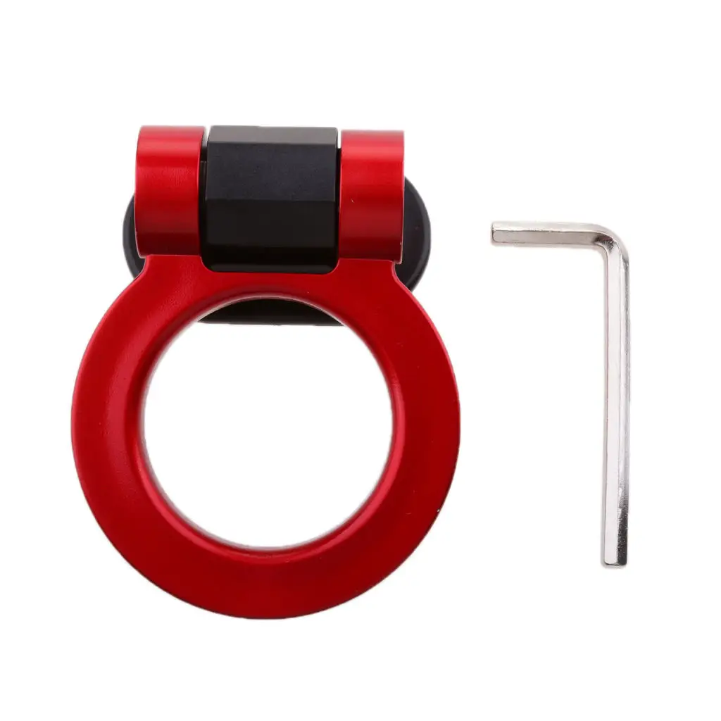 

Гоночное буксировочное кольцо с крючком для автомобиля SUV, украшение для переднего и заднего бампера, только АБС-пластик, нанесение на бампе...