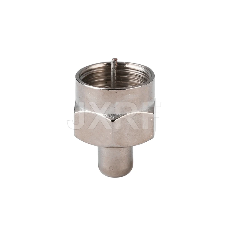 

JX RF connector 2pcs RF coaxial coax adapter F Male RF Coaxial Termination Matched Dummy Load 75 Ohm