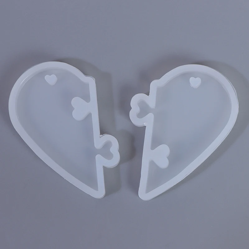 

Beautiful Jewelry Liquid Silicone Mold Love heart Resin Charms Pendant Molds For DIY Decorate Making Jewelry