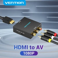 vention hdmi to av converter 1080p hd cvsb 3rca av to hdmi converter for smart tv set top box with usb power cable hdmi to av