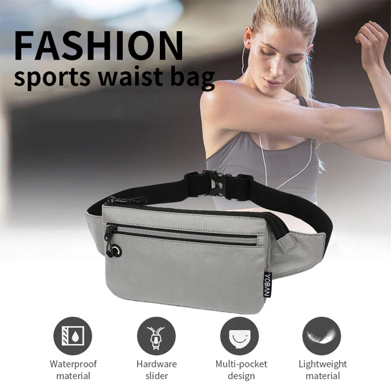 Running Sports Waist Gym Bag For Phone Jogging Male Waist Fanny Pack Pouch Cycling Trail Women's Men's Belt Bag Run Accessories