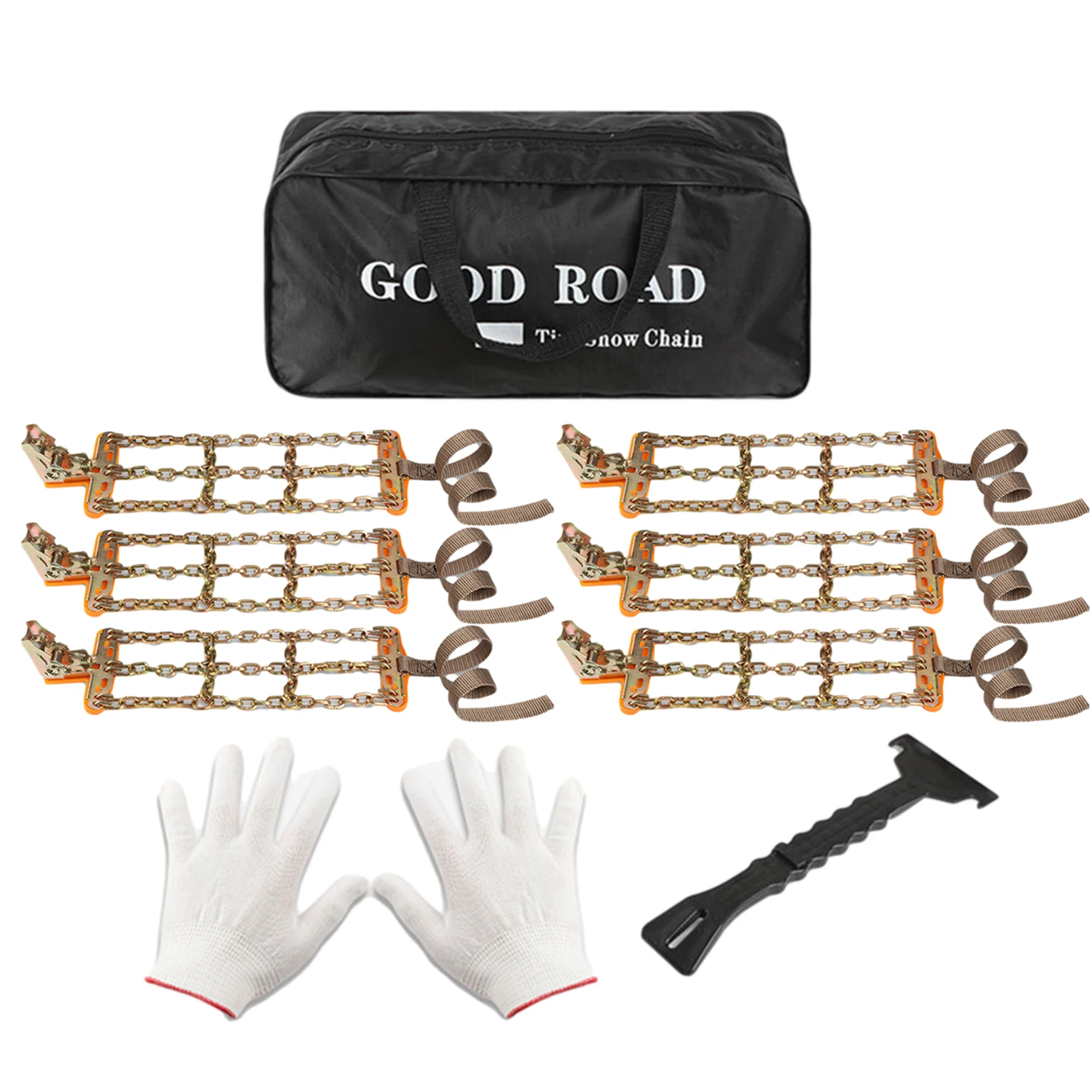 Manganese Steel Tire Wheels Snow Chains Anti-skid Wheel Tyre Cable Belt Winter Outdoor Emergency Chain | Автомобили и мотоциклы