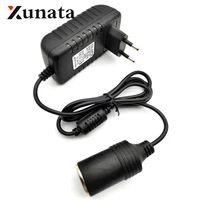 220v ac to 12v dc mini 1a 2a 3a eu standard plug car cigarette lighter charger transformer adapter socket car electronic devices