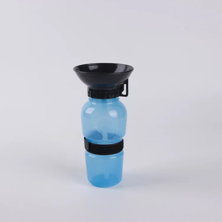 Переносная бутылка для питьевой воды кошек и собак отжима большая средняя