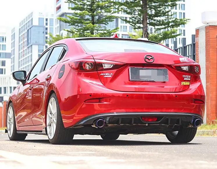 Для Mazda 3 Axela Body kit спойлер 2017-2019 для SCK ABS задний передний бампер диффузор защитные