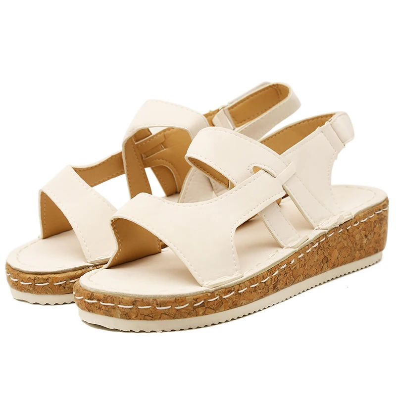 

Women Summer Open Toe Comfy Sandals Super Soft Premium Orthopedic Low Heels Walking Sandals Toe Corrector Cusion