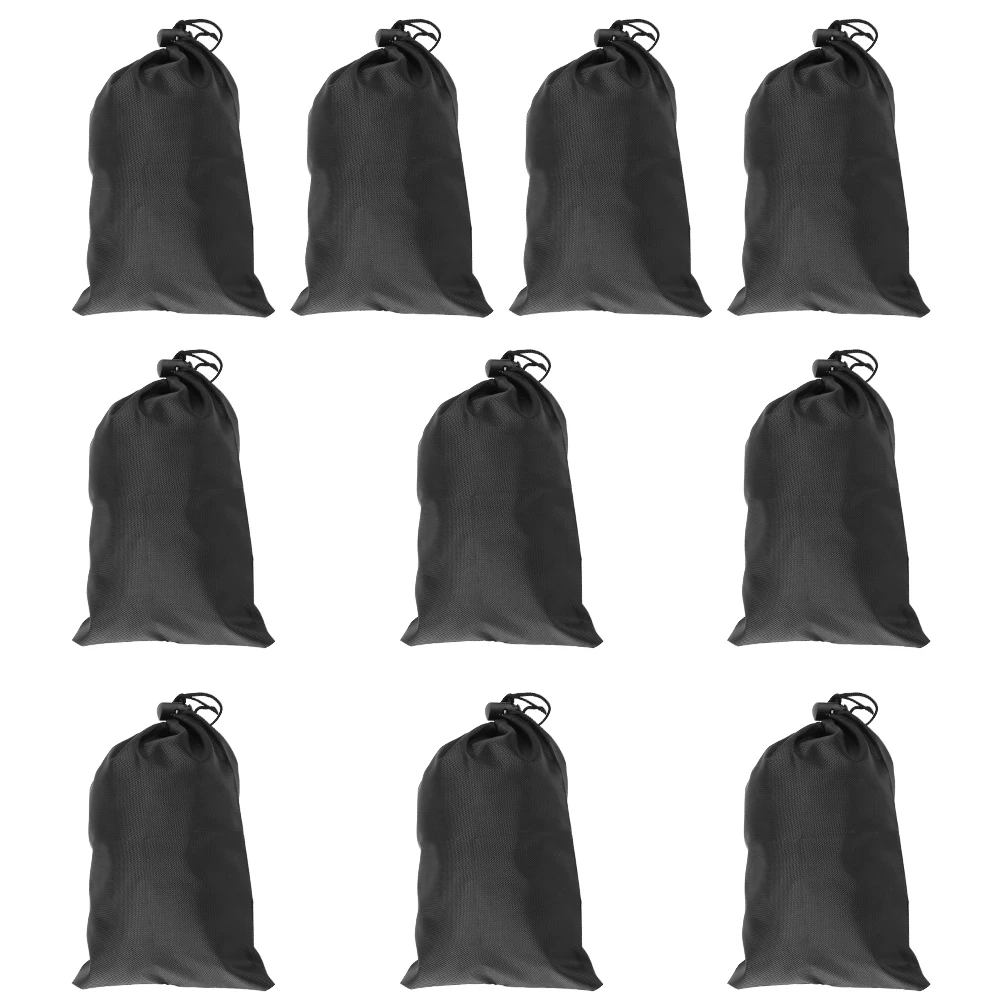 

Black Drawstring Carry Bag Polyester Drawstring Pouch Waterproof Skipping Rope Storage Bag