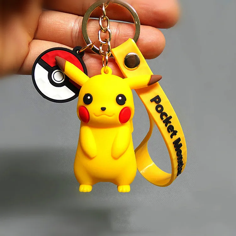 Pokemon Go брелок Пикачу Мода Мультфильм брелки для ключей женщин сумка Шарм