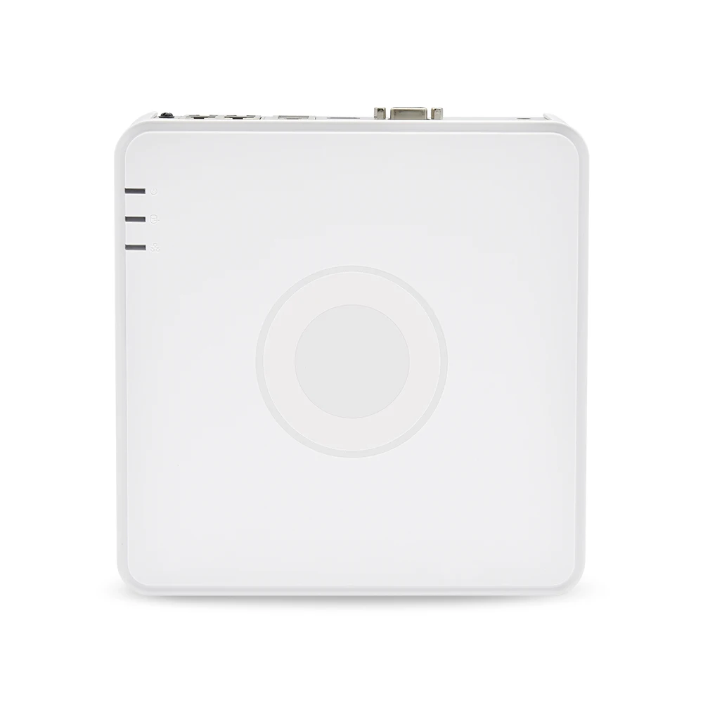 Hikvision оригинальный Сетевой видеорегистратор DS-7104NI-Q1/4P 4CH POE NVR 6MP View 4MP запись H.265 + SATA