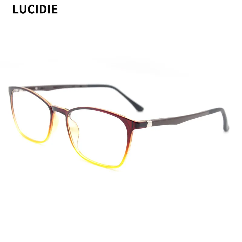 Женские оправы для очков Lucide квадратные в стиле ретро с прозрачными линзами TR90
