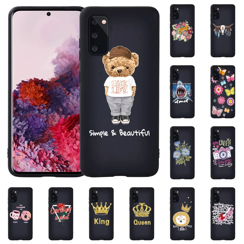 

Color Pattern Soft TPU Silicone Phone Case for Samsung S8 S9 S10/S10 Plus Samsung S20/S20 Plus Anti-drop Cover
