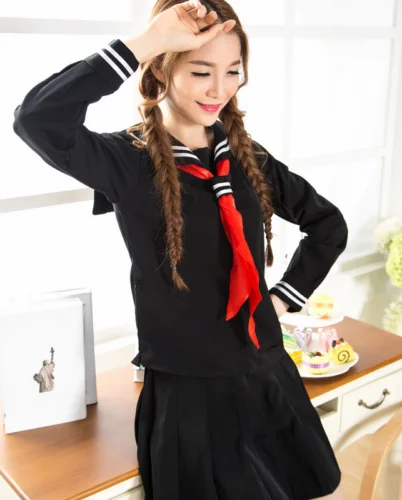 Японский матросский костюм дерзковой девушки jk японский и корейский Школьный